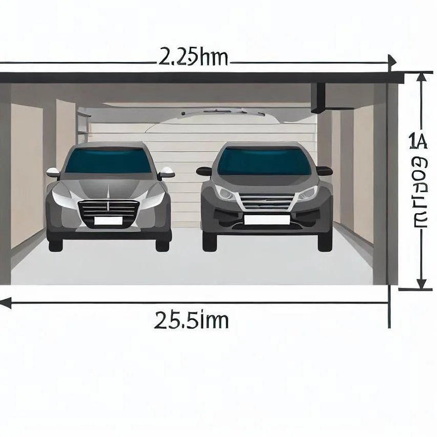 Garážové stání pro 2 auta rozměry