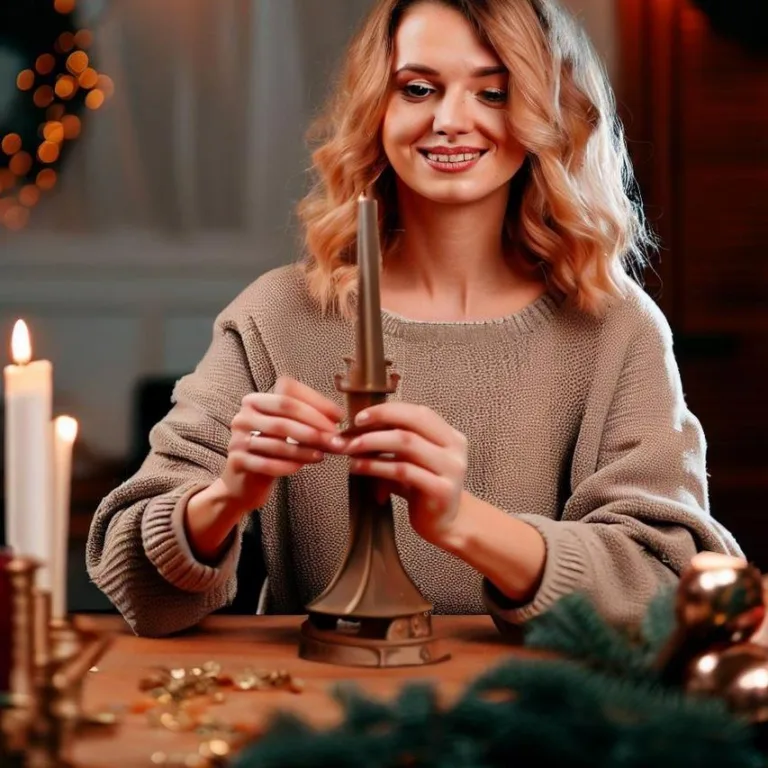 Jak vyrobit vánoční svícen na stůl