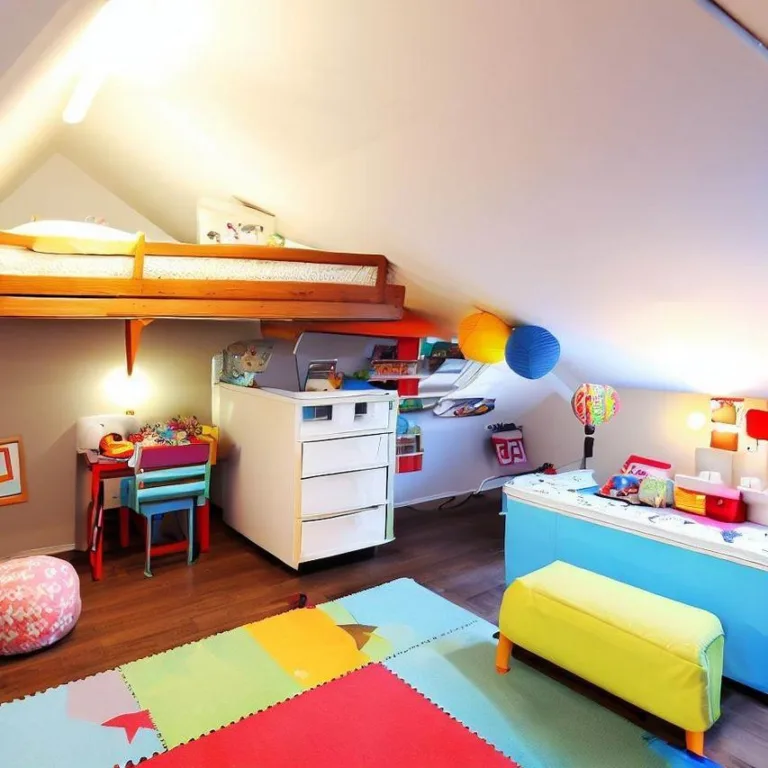 Malý dětský pokoj v podkroví