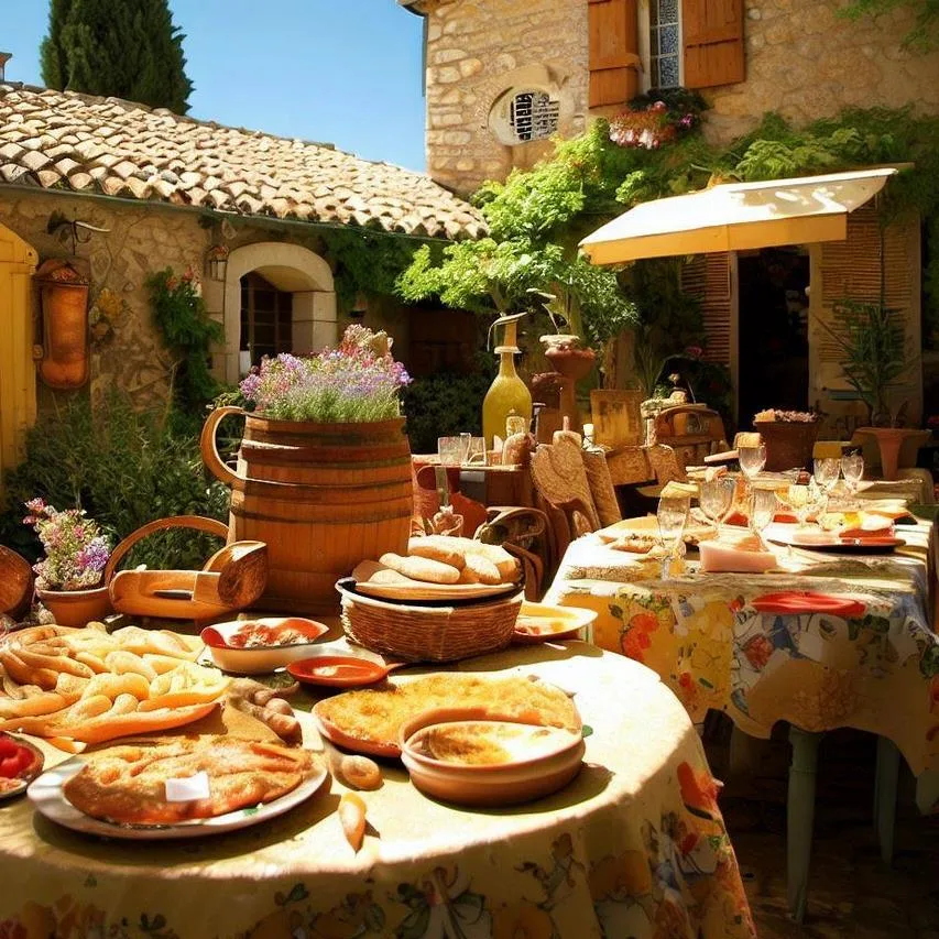 Provence kuchyně ve venkovském stylu