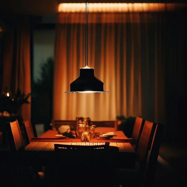 Závěsné světlo nad jídelní stůl